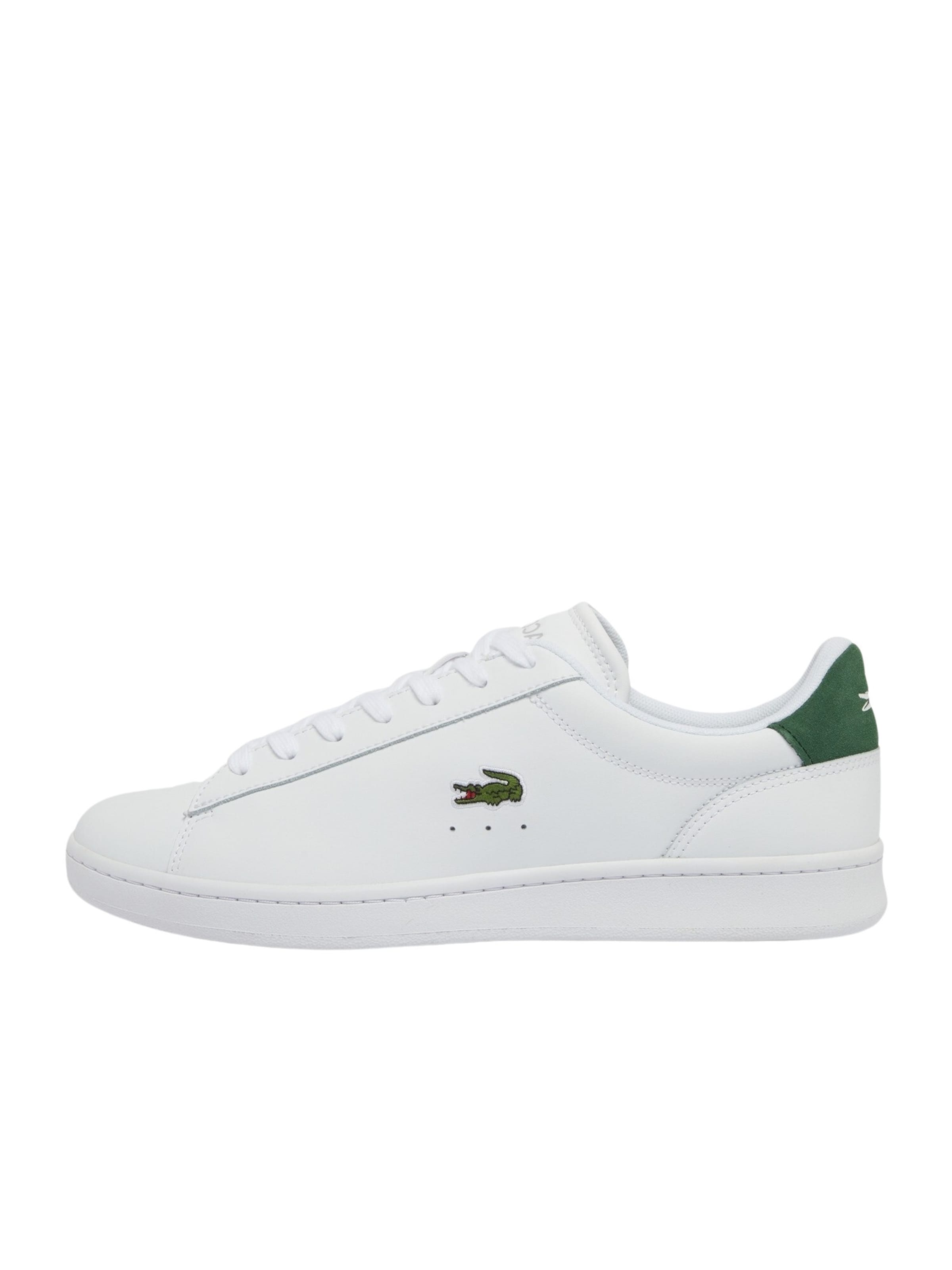 LACOSTE Sneaker low 'Carnaby' i hvid: forside
