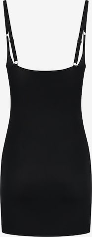 Robe gainante 'Sculpting Open Bust Dress' Bye Bra en noir : devant