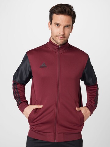 ADIDAS SPORTSWEAR Sportsjacke 'Tiro' in Rot: predná strana