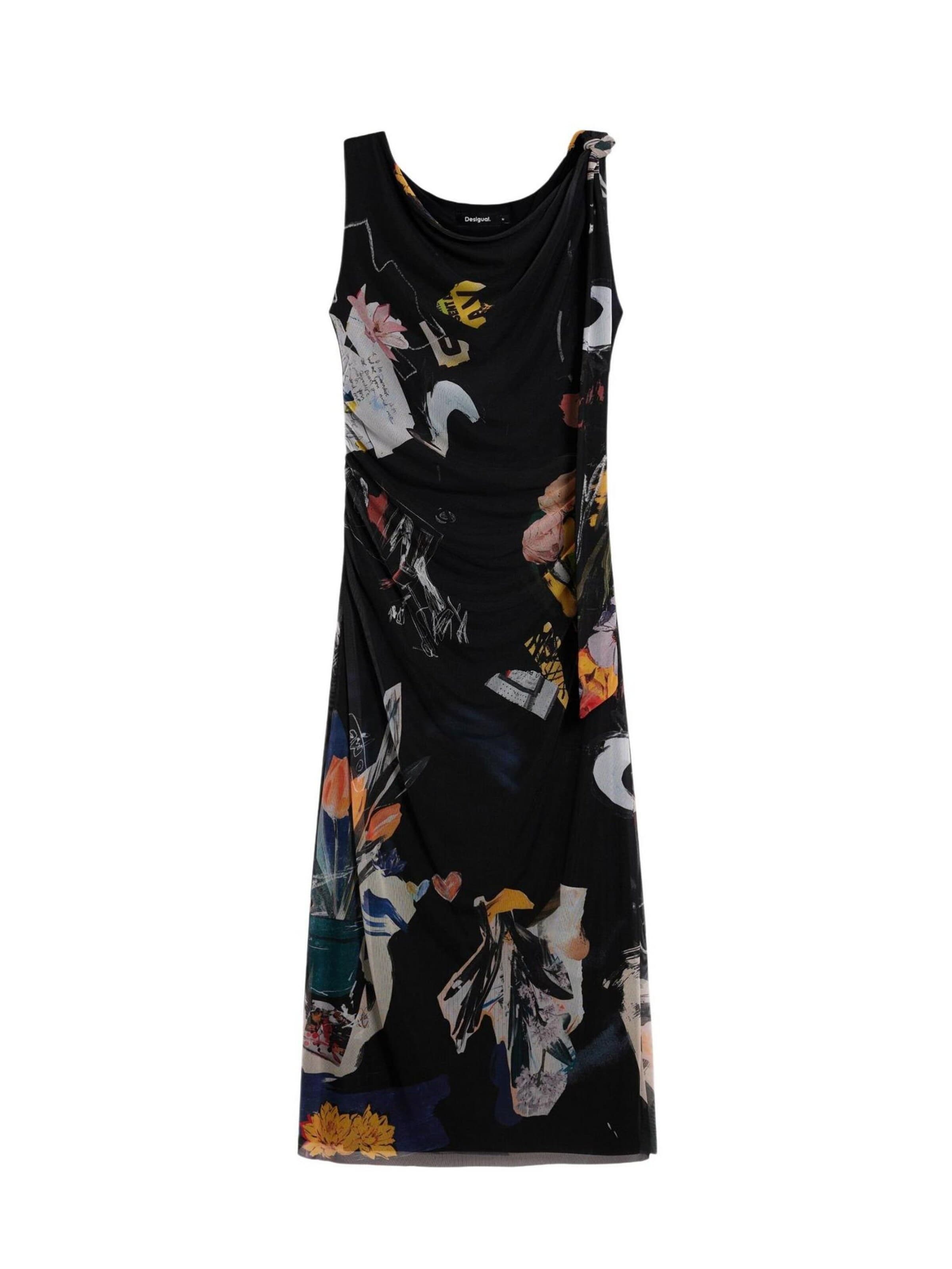 Desigual Dress 'VEST_DELAWARE 26SWVK29' in Black: front