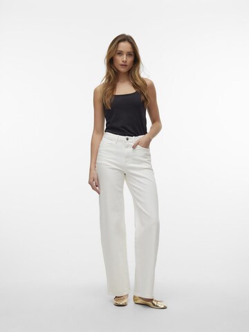 VERO MODA Wide leg Jeans 'VMTESSA' in White