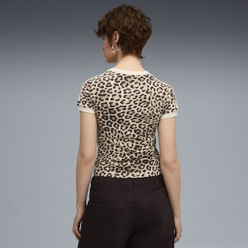 T-shirt 'T7 Leo Luxe' PUMA en blanc
