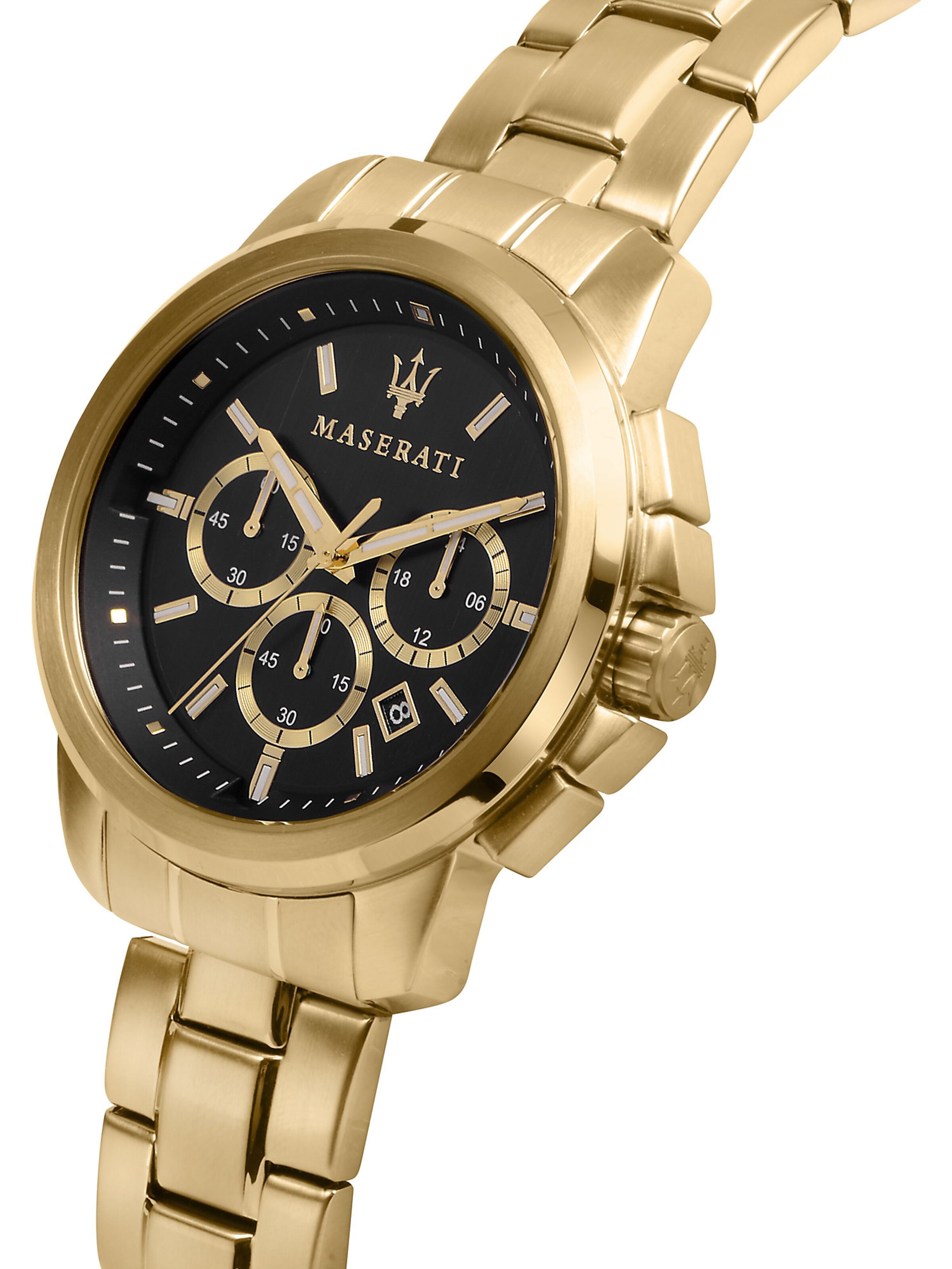 Maserati Analog Watch in Gold