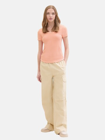 T-shirt TOM TAILOR DENIM en orange