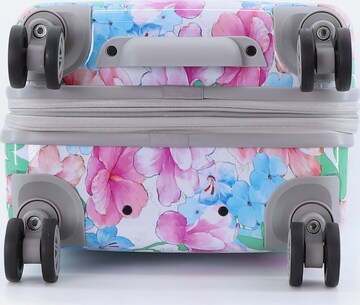 ELLE Suitcase 'Flower' in Mixed colors