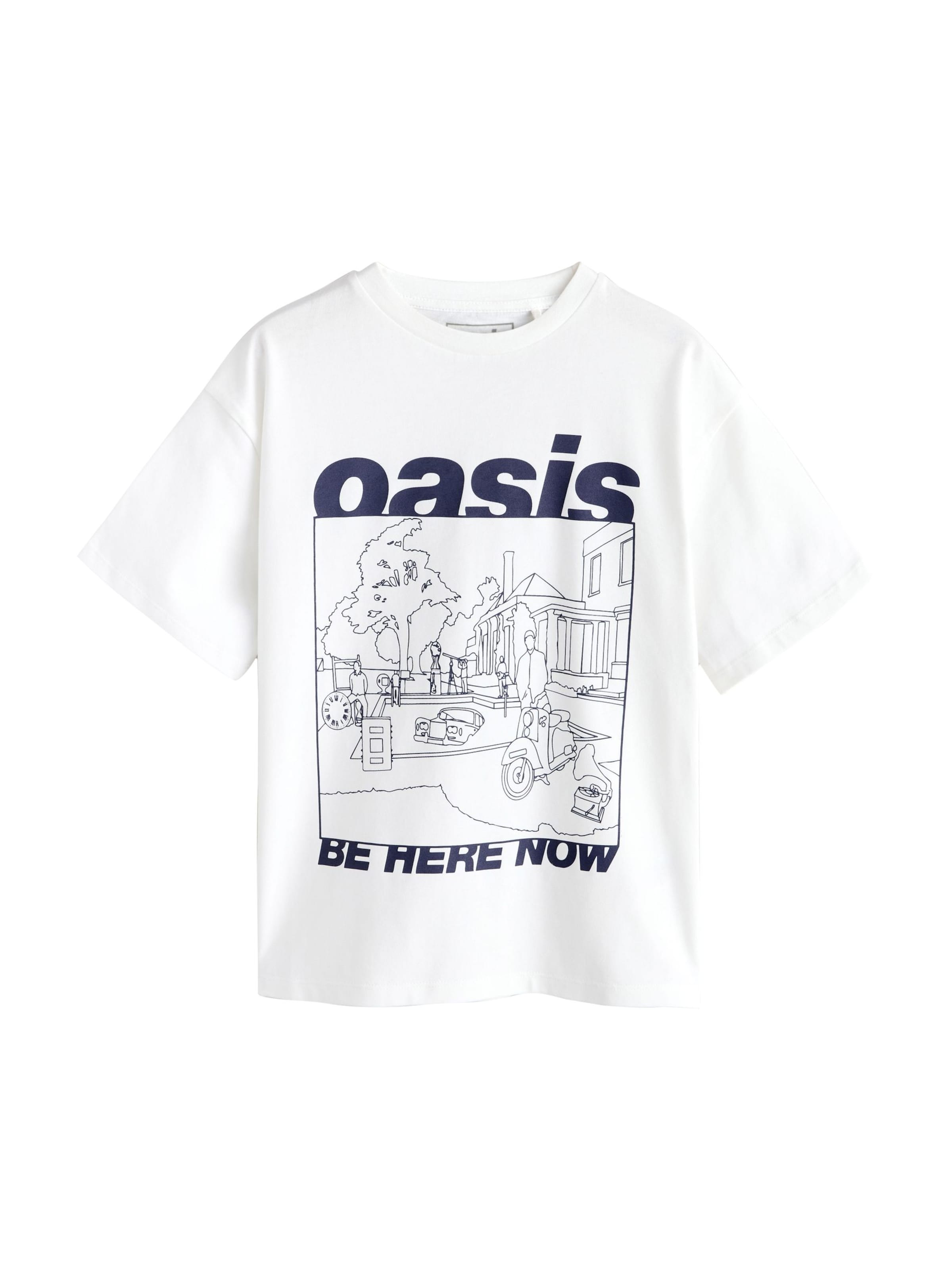 Next - Camiseta 'Oasis' en blanco: frente