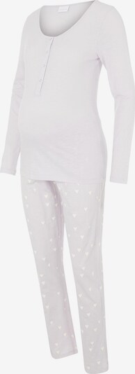 MAMALICIOUS Pyjamas 'Mira Lia' i pastellilla / hvid, Produktvisning