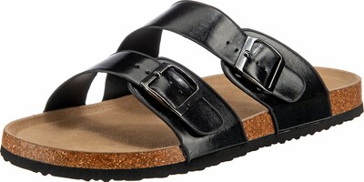 ambellis Pantolette in schwarz, Produktansicht