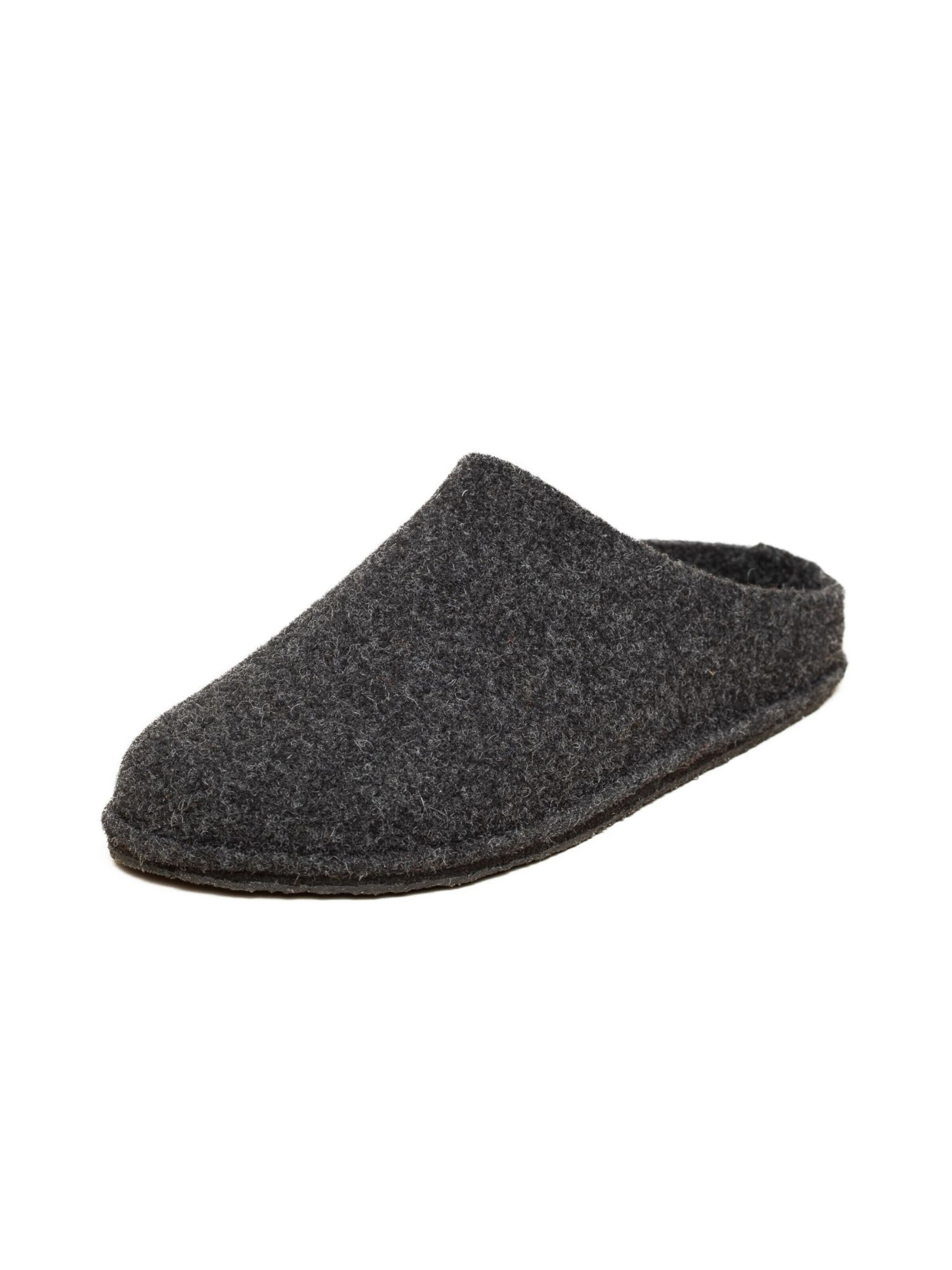 Gottstein Slippers 'Filzpantoffel Classic-CO' in Grey: front