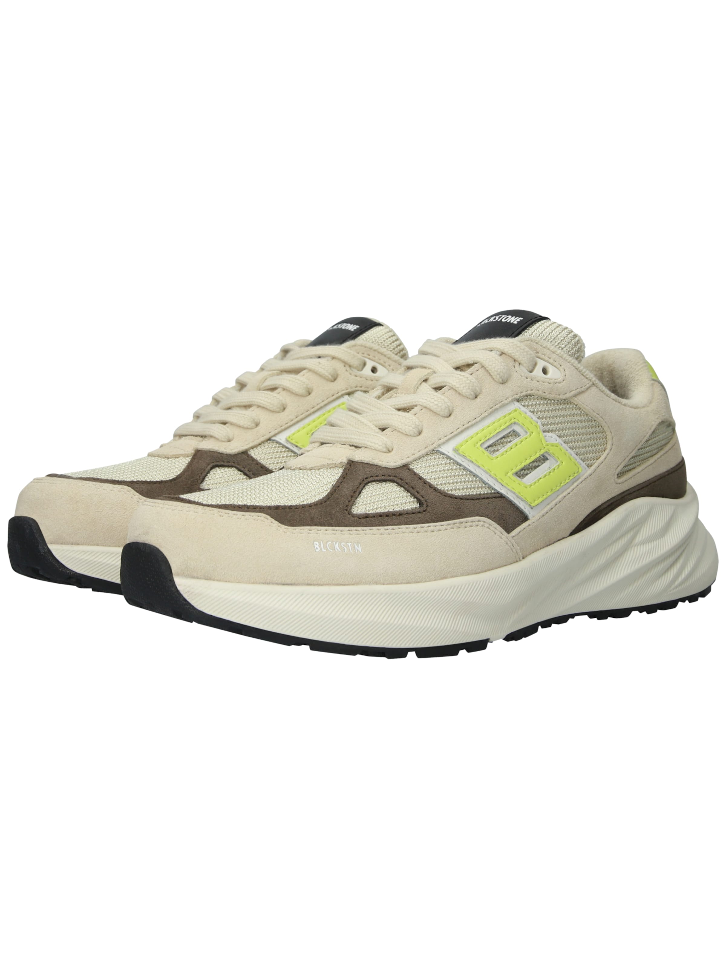 BLACKSTONE Sneaker 'Flint Moss' in Beige