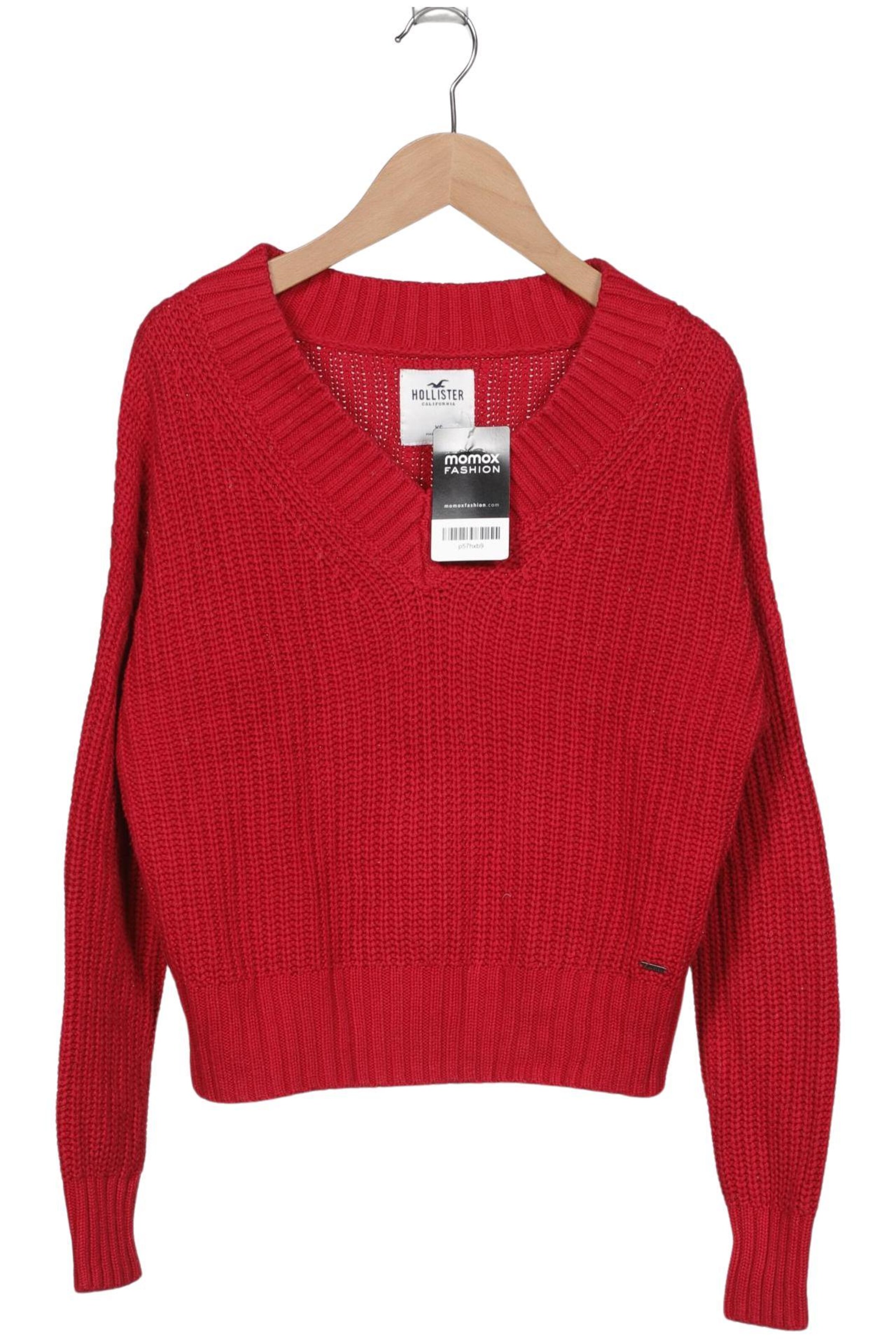 HOLLISTER Sweater & Cardigan in XS in Red: front