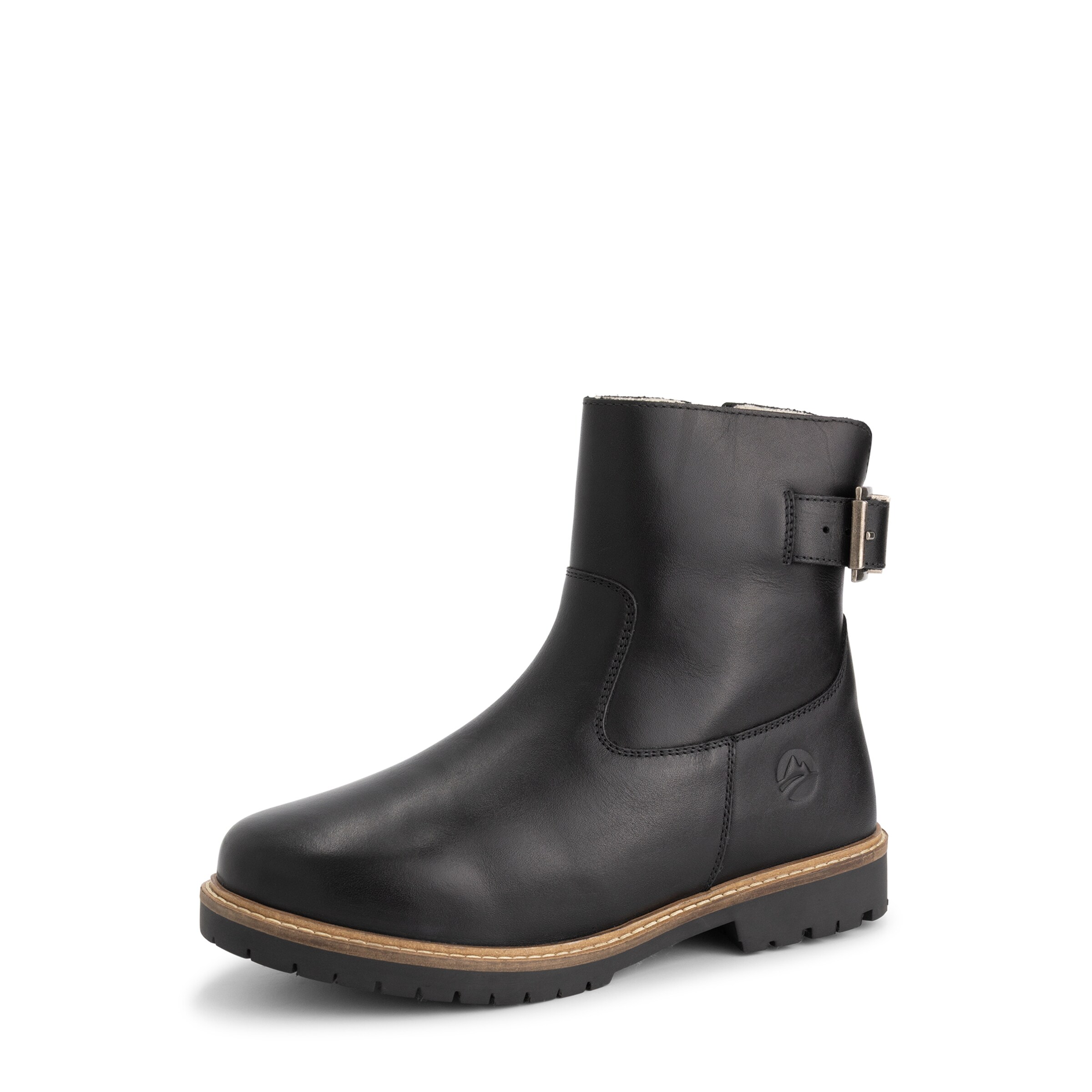 Travelin Boots 'Tingvoll' in Black: front