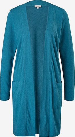 s.Oliver Knit Cardigan in Blue: front