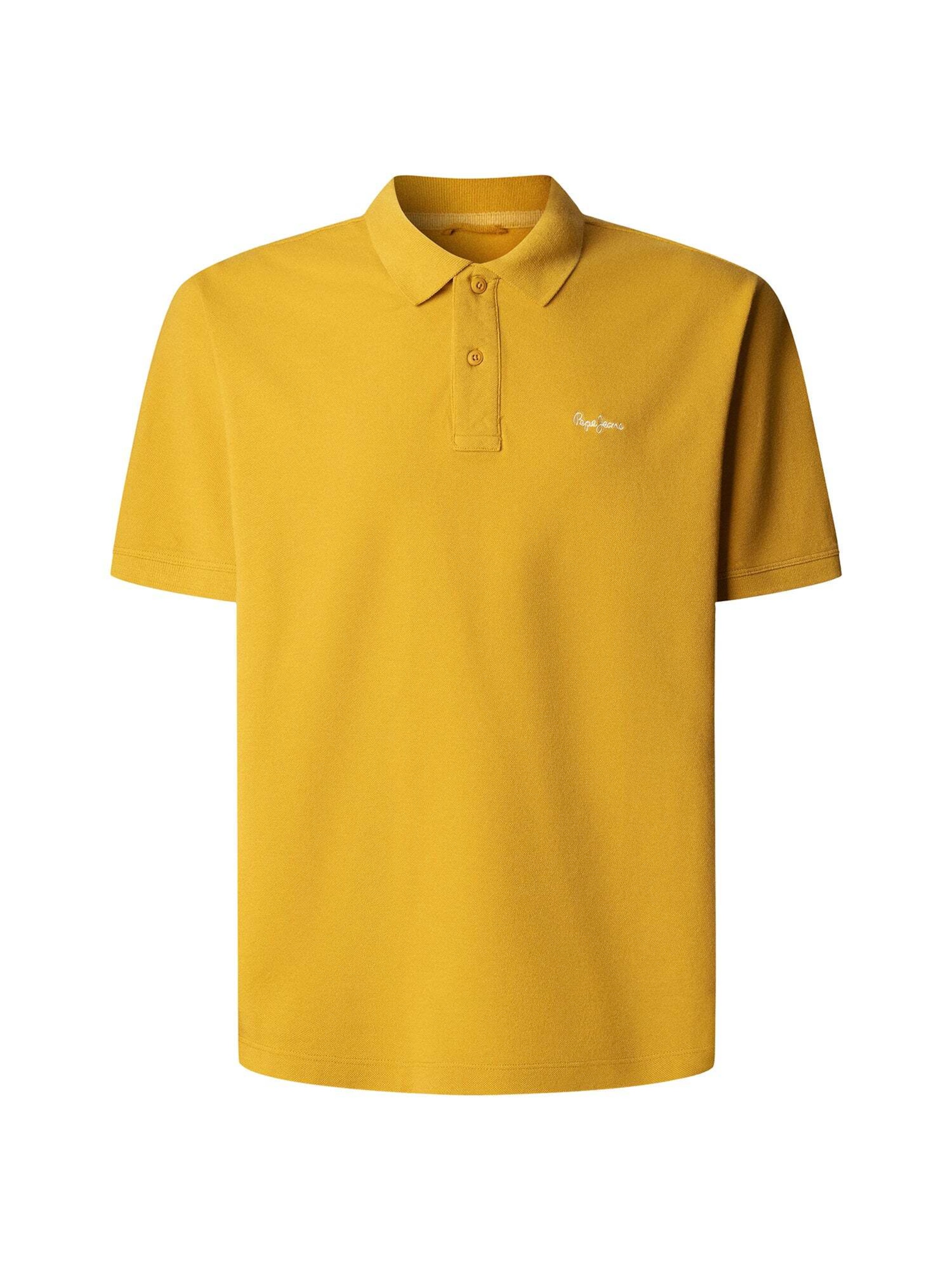 Maglietta 'Oscar' di Pepe Jeans in giallo: frontale