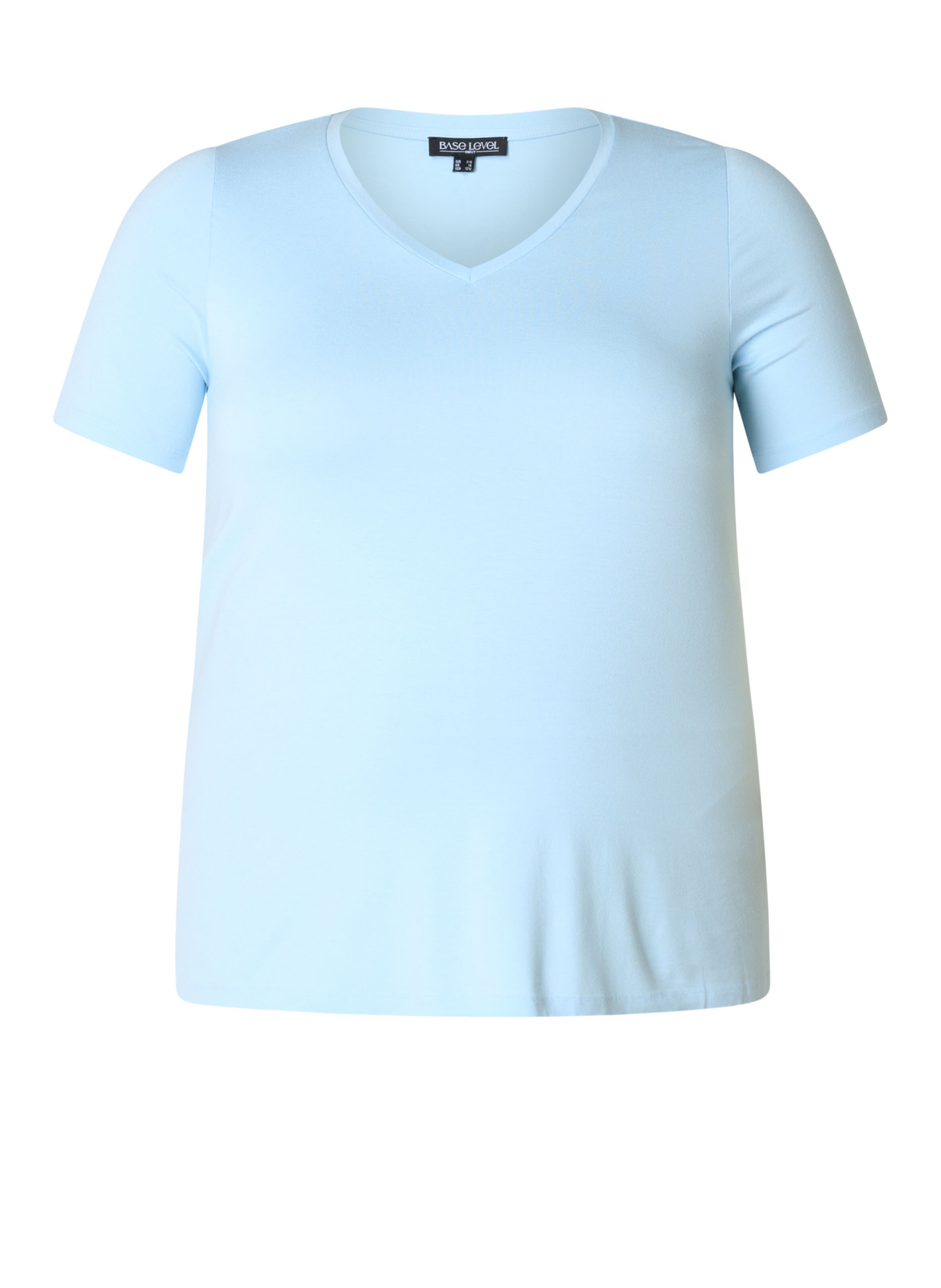BASE LEVEL CURVY Shirt 'Alba' in Blue: front