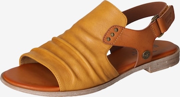 MUSTANG Sandals in Yellow: front