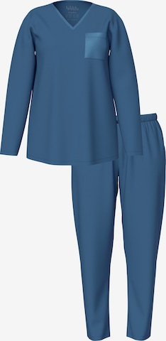 Ulla Popken Pyjama in Blau: Vorderseite