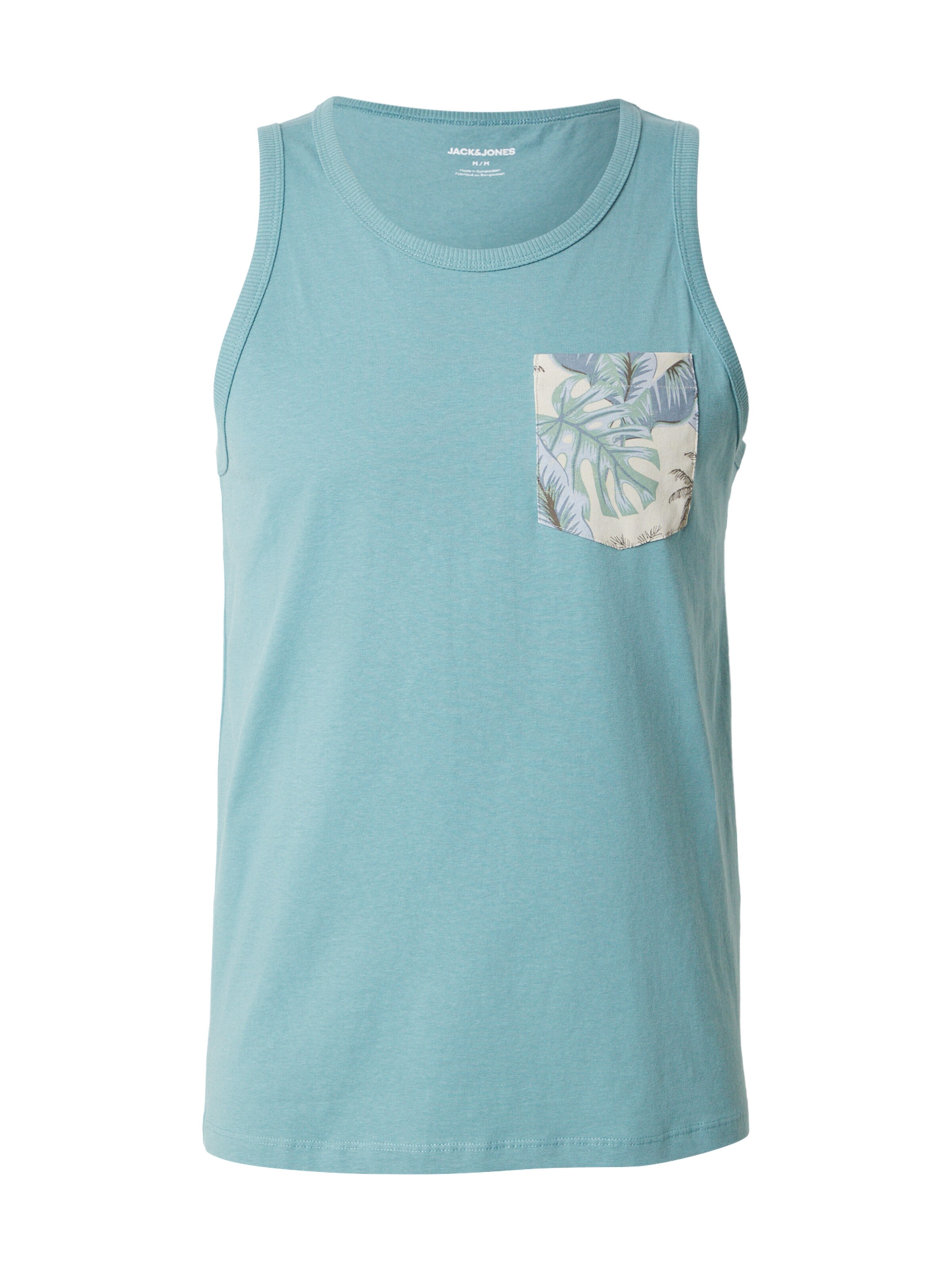 JACK & JONES - Camiseta 'JJHONOLULU' en verde: frente