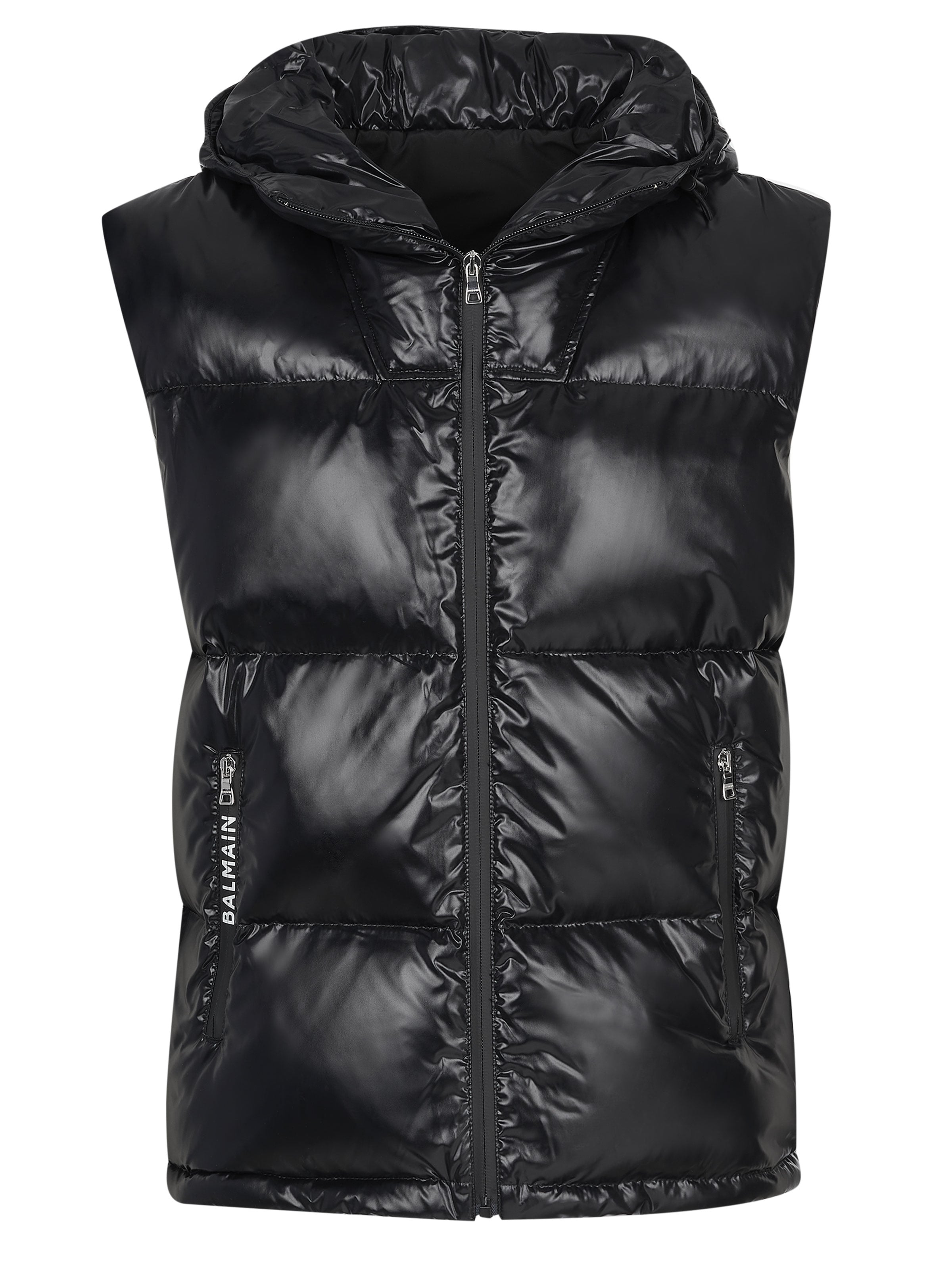 Balmain Vest 'Balmain Weste' in Black: front