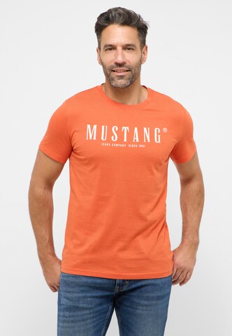 MUSTANG Shirt 'Austin' in Orange: front