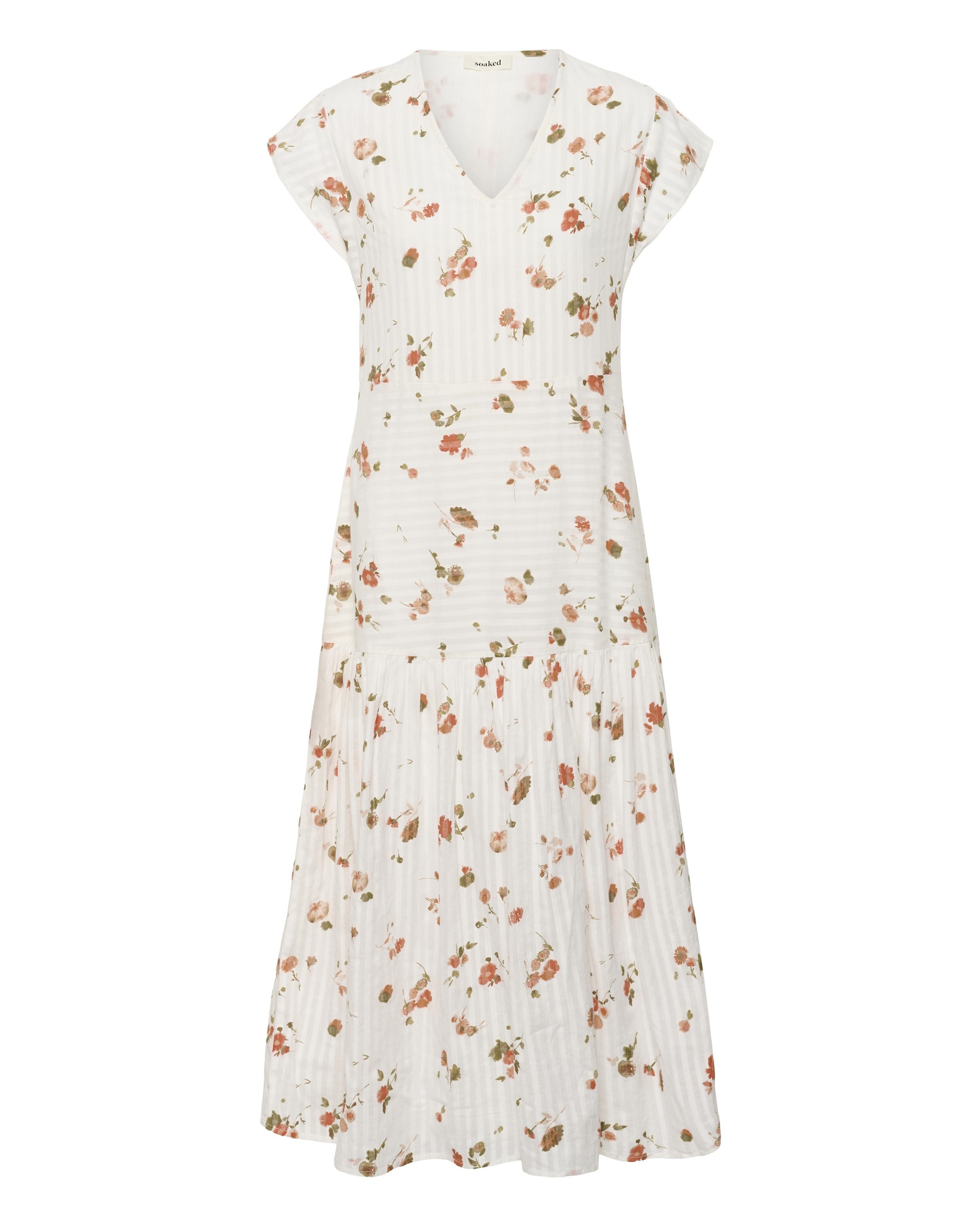 Robe 'Bianca' SOAKED IN LUXURY en blanc : devant