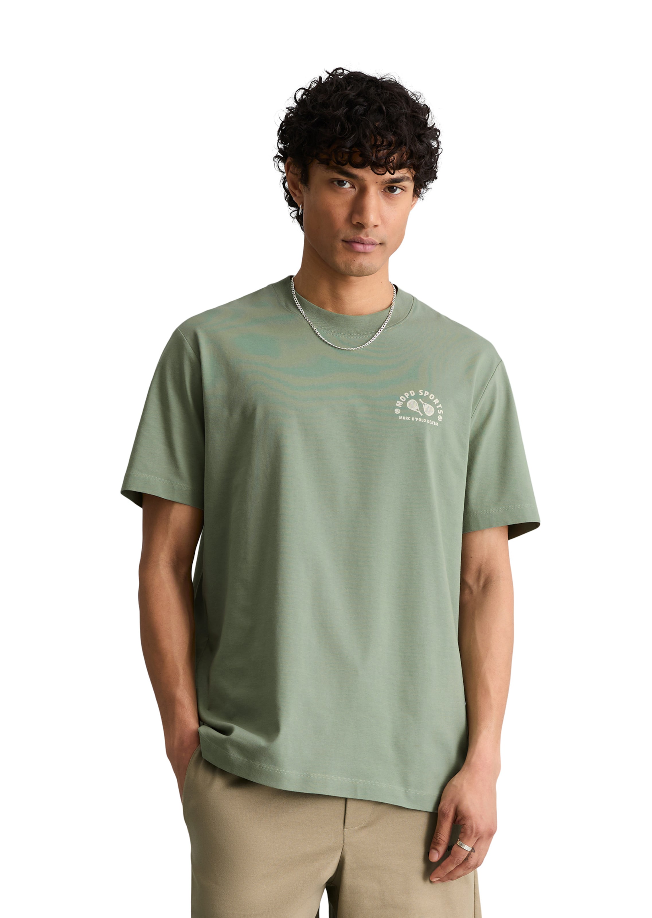 Marc O'Polo DENIM Shirt in Groen: voorkant