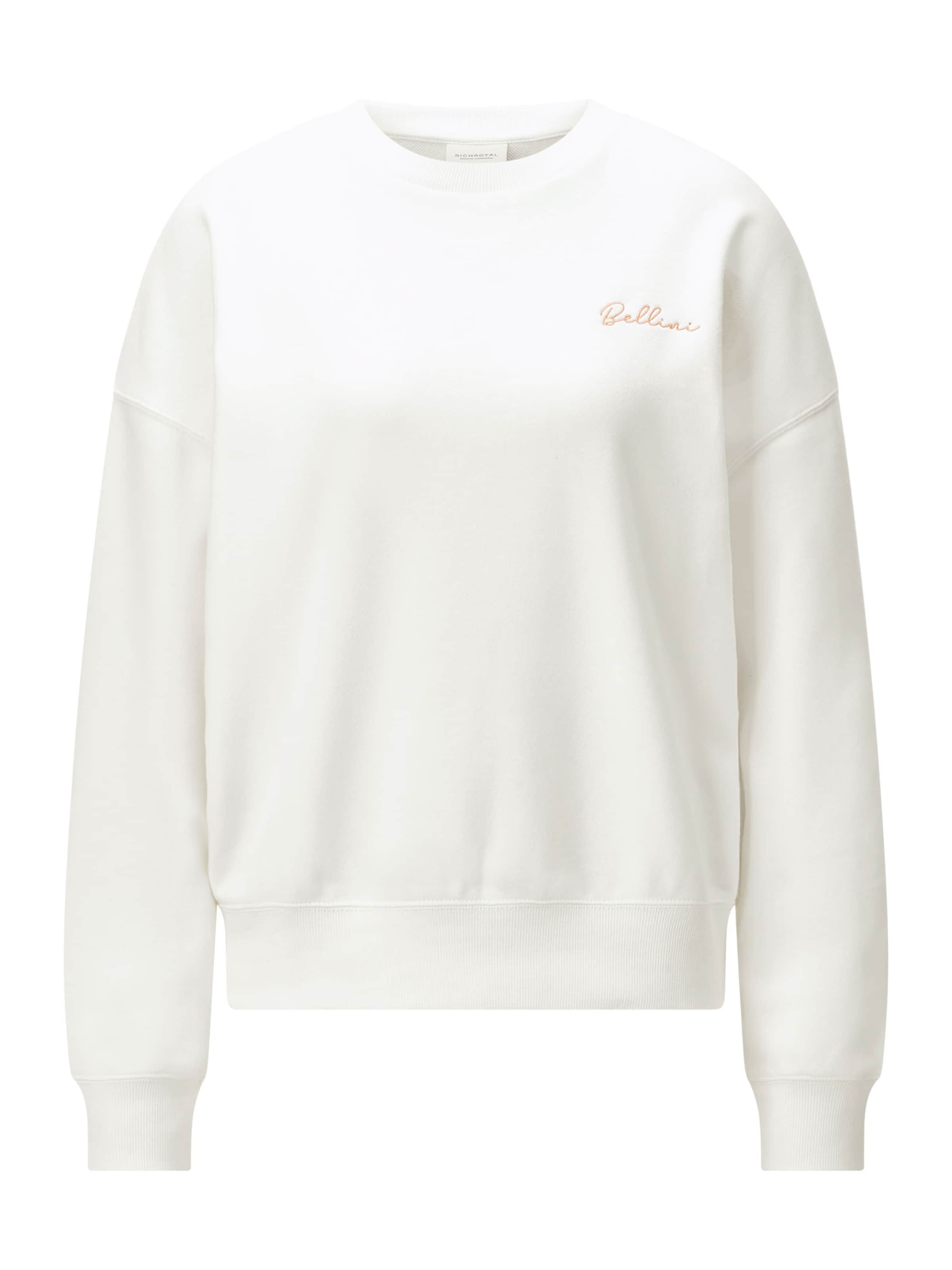 Rich & Royal - Sweatshirt em branco: frente