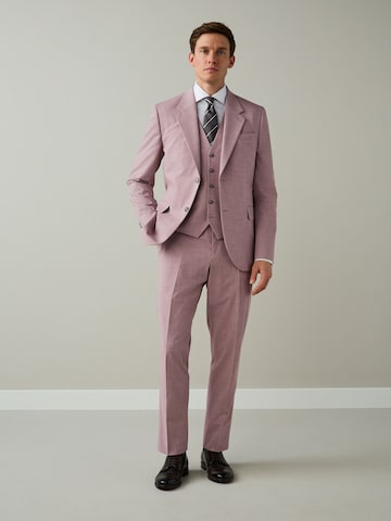 Coupe regular Veste de costume Next en rose