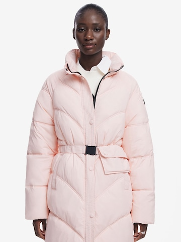 Desigual - Abrigo de invierno en rosa