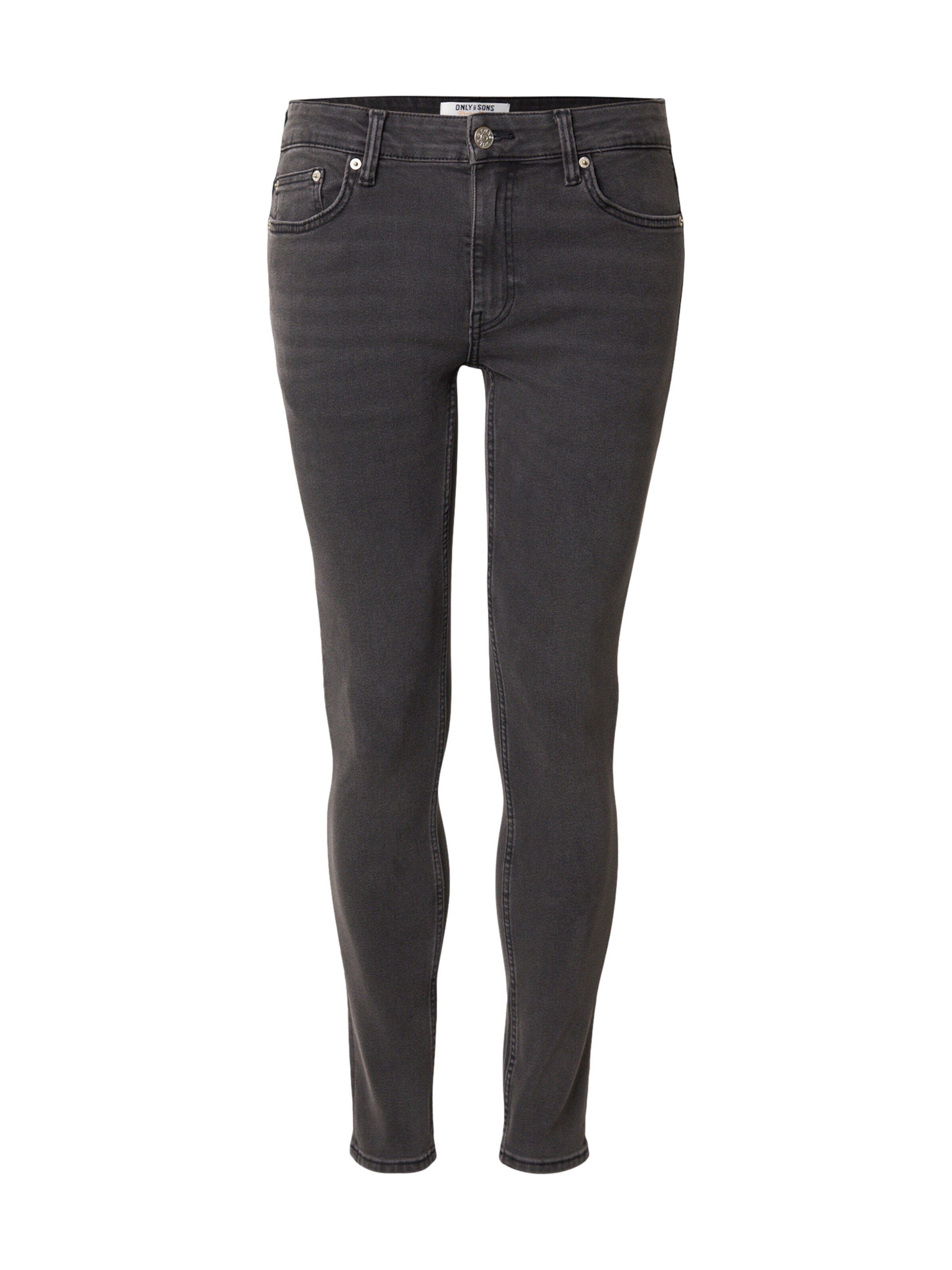 Only & Sons Skinny Τζιν 'ONSWARP' σε γκρι: μπροστά