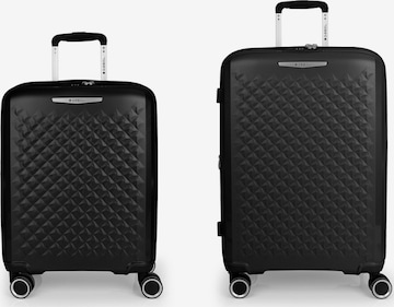 Gabol Suitcase Set 'Queens' in Black: front