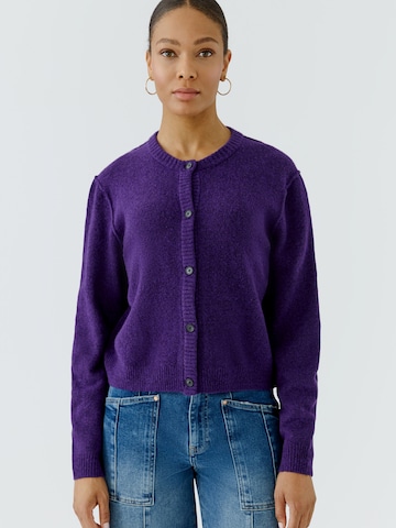 OUI Strickjacke 'ILAYA' in Lila: Vorderseite