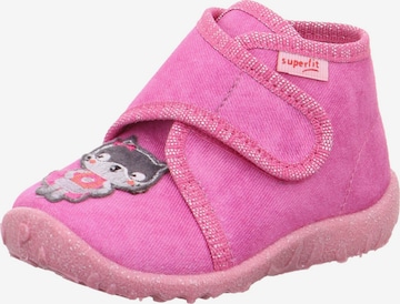 SUPERFIT Huisschoenen 'SPOTTY' in Roze: voorkant