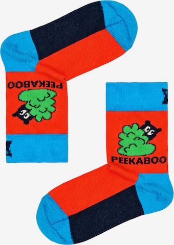 Happy Socks Socks 'Peek-A-Boo' in Blue