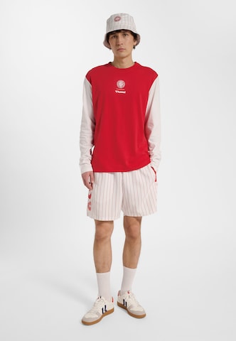 T-Shirt fonctionnel Hummel en rouge