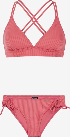 PROTEST Triangel Bikini 'PRTBOOGIE' in Pink: Vorderseite