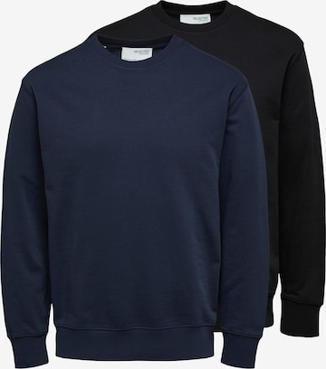 SELECTED HOMME Sweatshirt 'Caleb' in Blau: predná strana