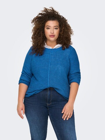 ONLY Carmakoma Sweater 'Foxy' in Blue: front