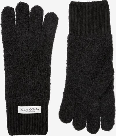 Marc O'Polo Full finger gloves in Black / White, Item view
