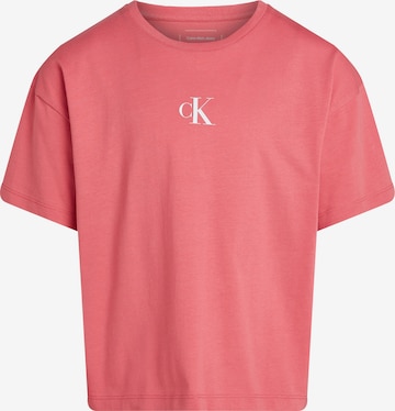 Calvin Klein Jeans Футболка в Ярко-розовый: спереди