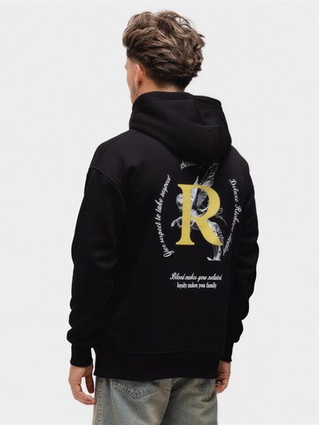 Richesse Sweatshirt 'ARTEMIS HOODIE BLACK' in Zwart: voorkant