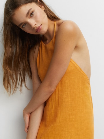 Pull&Bear Letné šaty - oranžová
