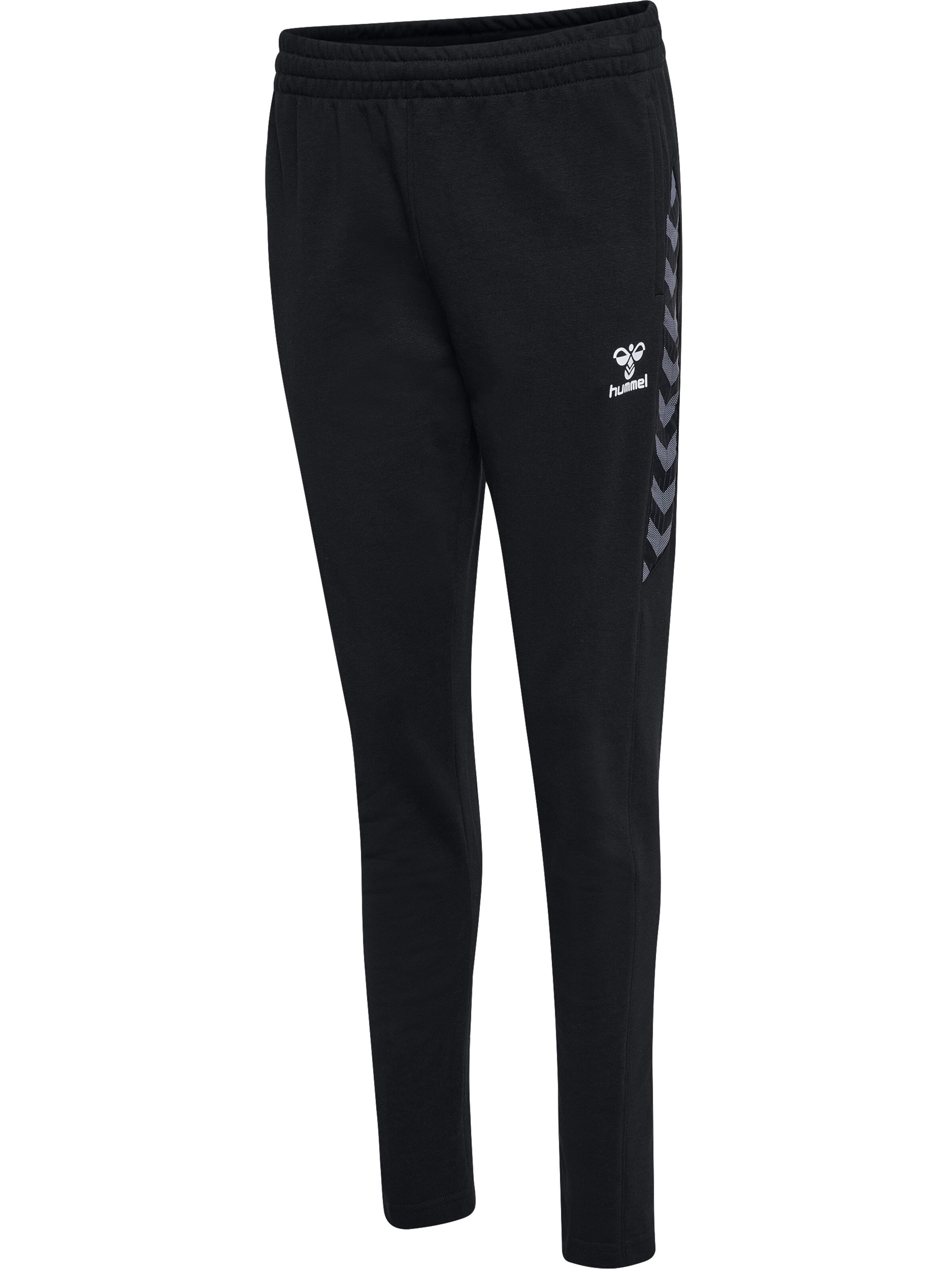 Hummel Slimfit Sportbroek 'Authentic' in Zwart