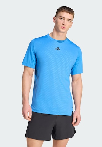 T-Shirt fonctionnel ADIDAS PERFORMANCE en bleu : devant