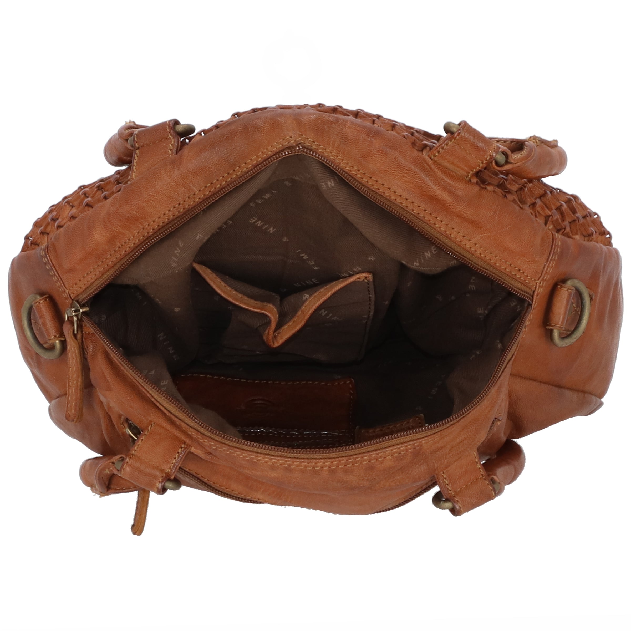 Greenland Nature Shoulder bag 'Femi & Nine' in Brown