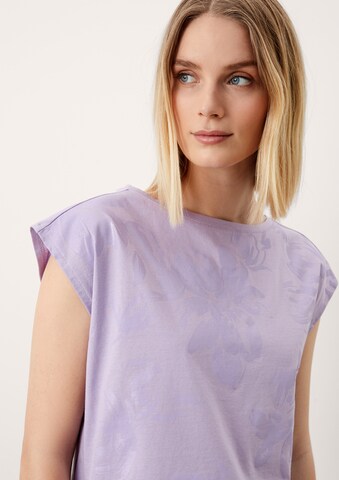 T-shirt s.Oliver BLACK LABEL en violet