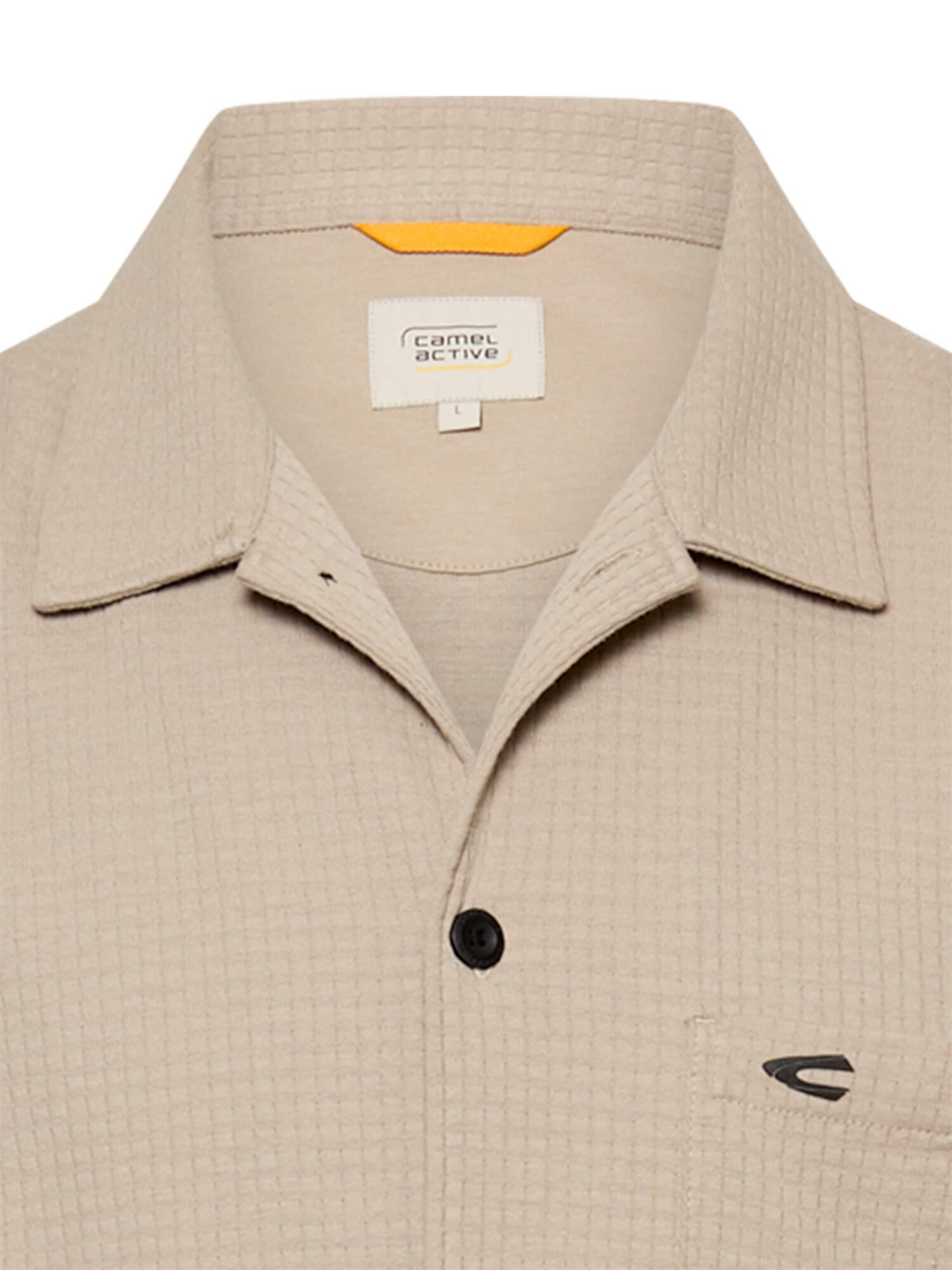 CAMEL ACTIVE Regular fit Button Up Shirt in Beige