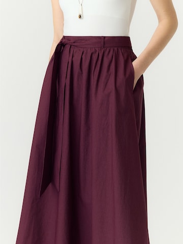 YAS Skirt 'YASTIMBER HW' in Brown