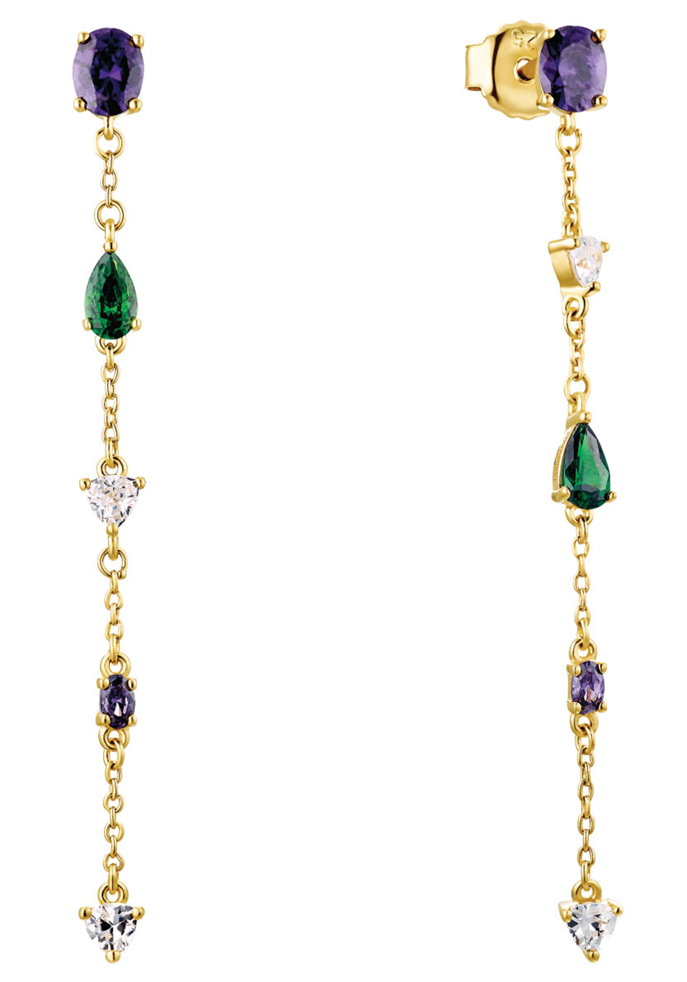 AMOR Earrings in Gold: front