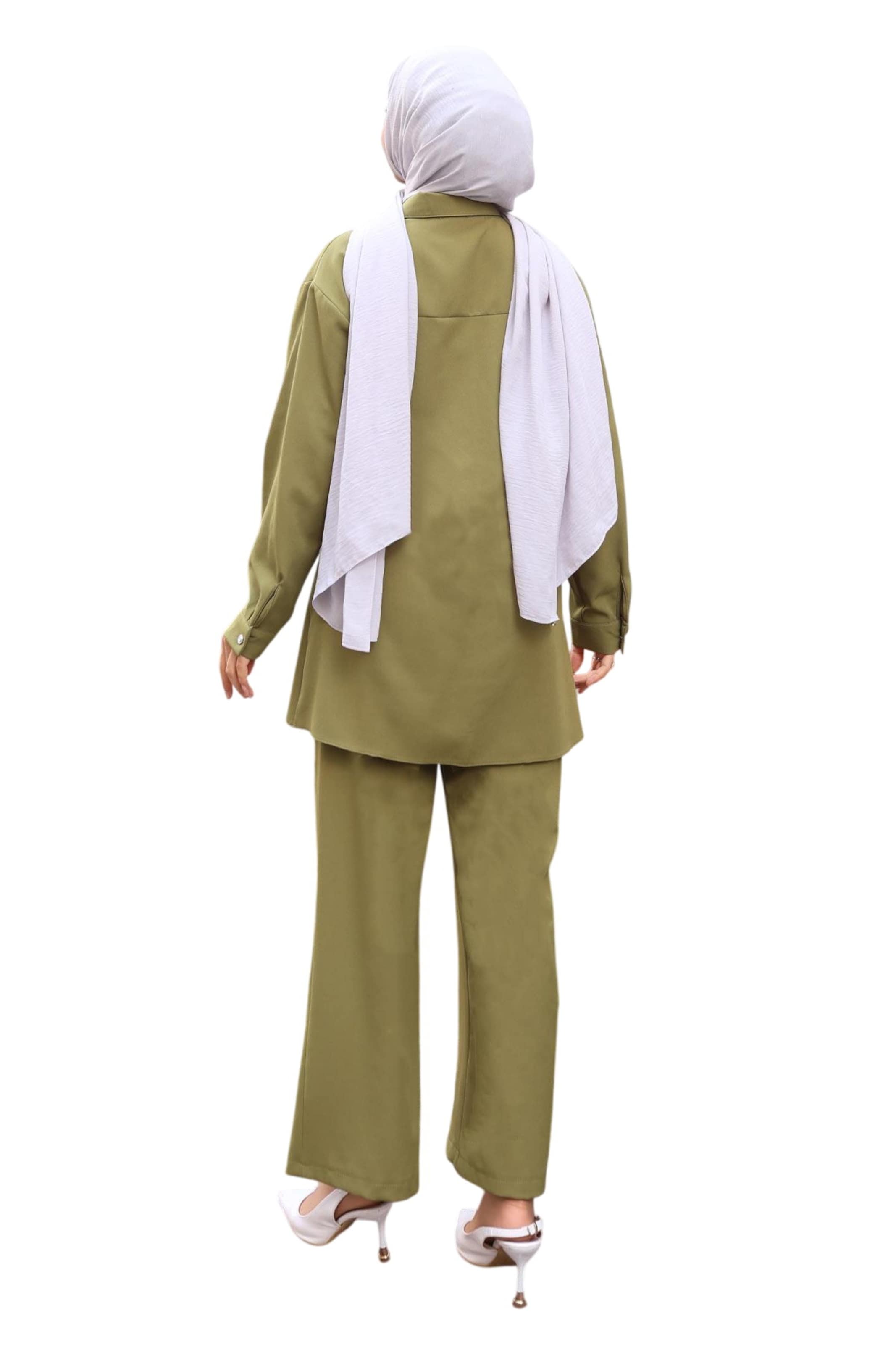 MODAMIHRAM Tunic in Green